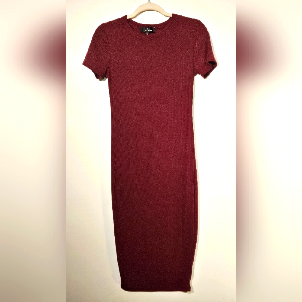 Lulus Red Bodycon Midi Dress